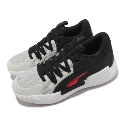 Puma 籃球鞋 Court Rider Chaos Team 男鞋 灰 黑 緩衝 低筒 運動鞋 37901302