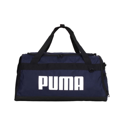 PUMA CHALLENGER運動小袋-側背包 裝備袋 手提包 肩背包 07953002 丈青白黑