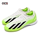 adidas 足球鞋 Z Crazyfast 3 In 男鞋 白 綠 針織 緩衝 室內足球 運動鞋 愛迪達 ID9340 product thumbnail 1