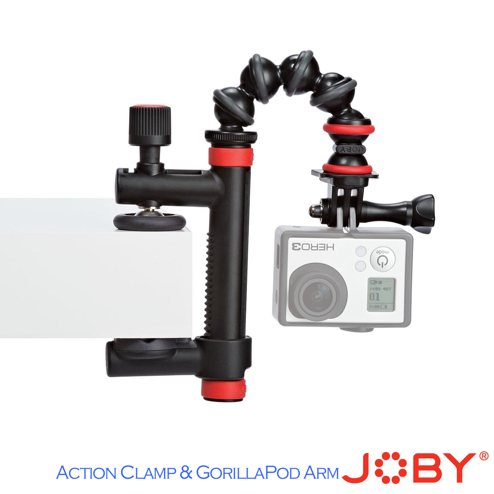 JOBY Action Clamp & GorillaPod Arm 運動攝影機固定臂鎖