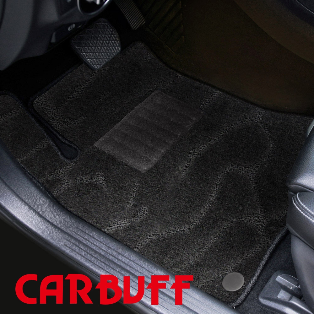 CARBUFF 雪絨汽車腳踏墊 Honda CRV 五代 (2017/07~2023/06)適用/黑色