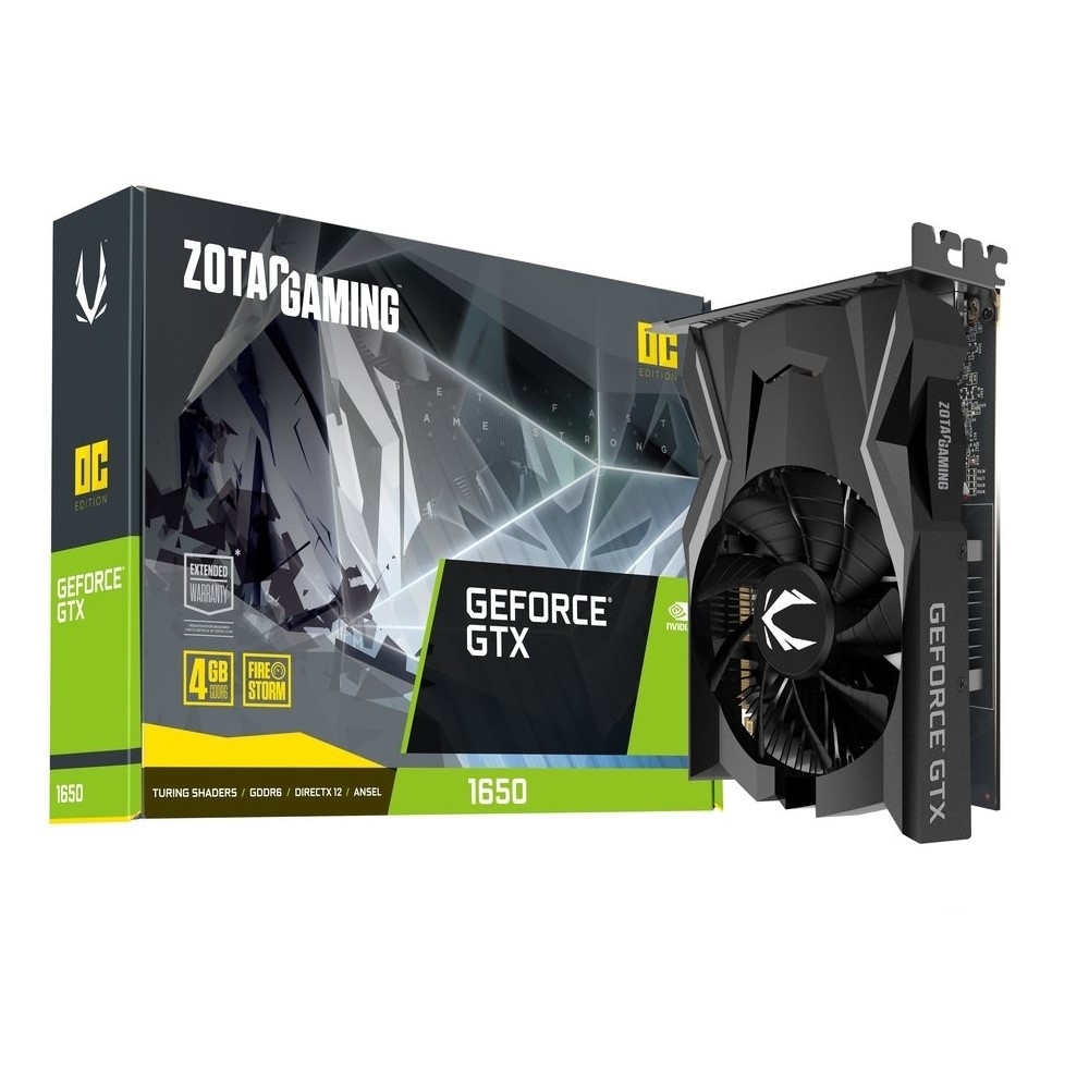 ZOTAC索泰 GAMING GeForce GTX 1650 OC GDDR6 顯示卡