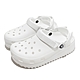 Crocs 涼拖鞋 Classic Hiker Clog 男鞋 女鞋 經典白 全白 厚底 戶外 鋸齒底 洞洞鞋 206772143 product thumbnail 1