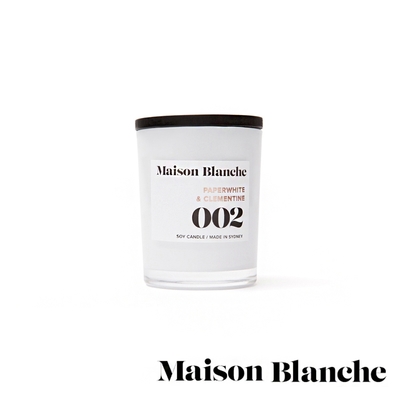 澳洲 Maison Blanche 白百合＆檀香 Paperwhite&Clementine 60g 香氛蠟燭