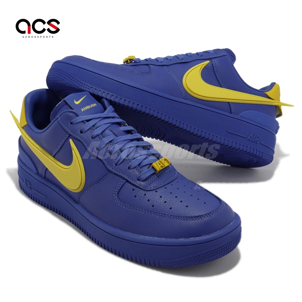 AMBUSH X Nike Air Force 1 Low SP 男鞋藍黃聯名Game Royal DV3464-400