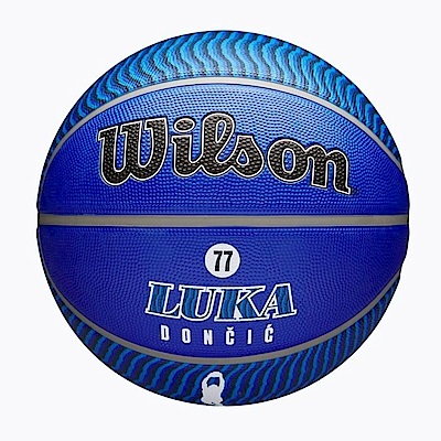 Wilson Nba Luka [WZ4006401XB7] 籃球 7號 球員 耐磨 橡膠 室外 盧卡 獨行俠 藍