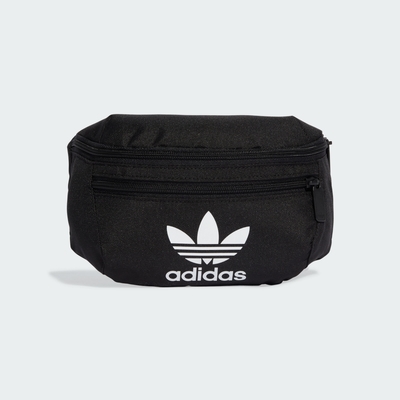 ADIDAS AC WAISTBAG 三葉草 腰包-黑-IJ0764