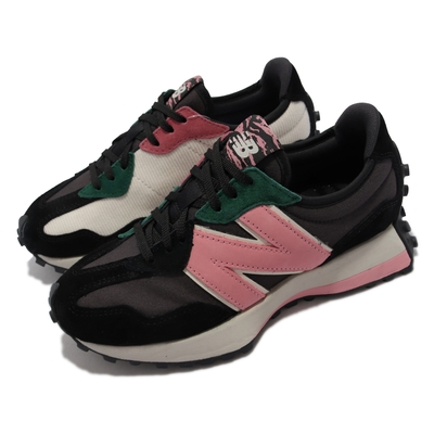 New Balance 休閒鞋 327 復古 N字鞋 男女鞋 紐巴倫 麂皮 情侶鞋 穿搭推薦 黑 彩 U327CNT-D