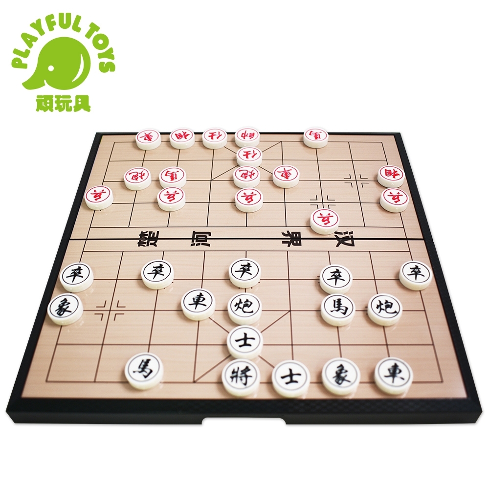 【Playful Toys 頑玩具】中號磁石中國象棋 (磁吸跳棋 磁鐵跳棋 益智桌遊)