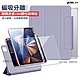 VXTRA 720度翻轉 磁吸分離 2021/2020/2018 iPad Pro 12.9吋 立架皮套(夢幻紫)+9H玻璃貼(合購價) product thumbnail 2
