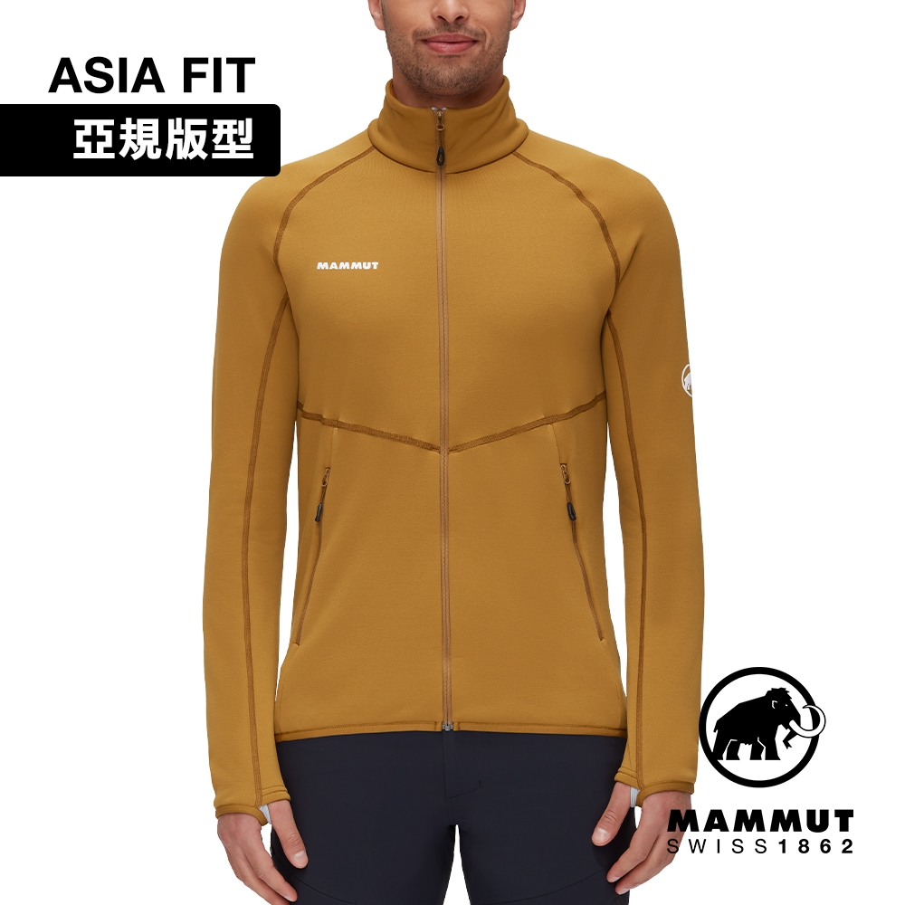 【Mammut 長毛象】Aconcagua ML Jacket AF Men 運動刷毛機能立領外套 男款 獵豹褐 #1014-04291