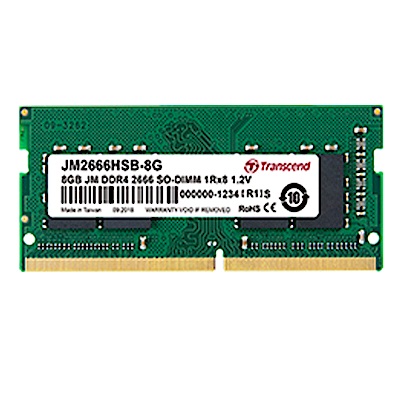 創見JetRam DDR4-2666 8G 筆電記憶體