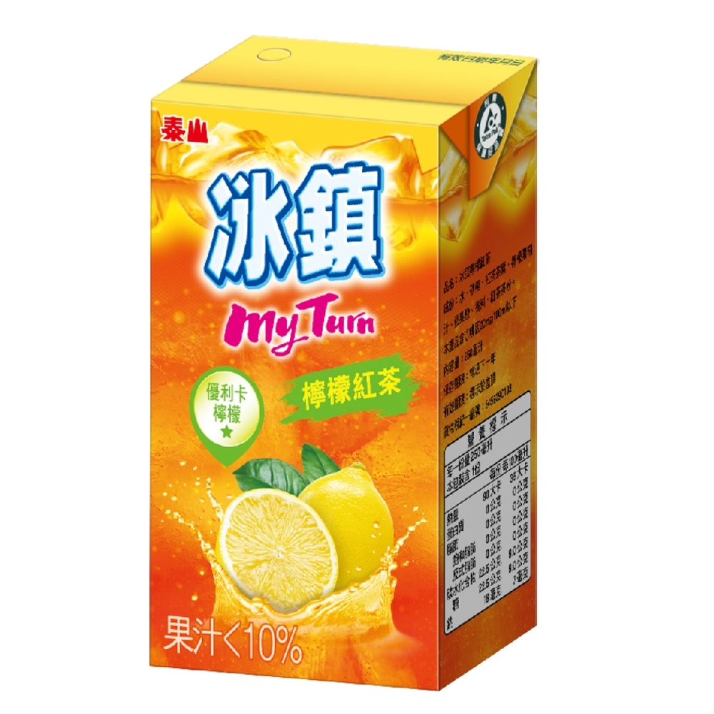 泰山 冰鎮檸檬紅茶(300mlx6入)