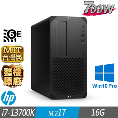 HP 惠普 Z2 G9 Tower 工作站 i7-13700K/16G/M.2-1TB/W10P