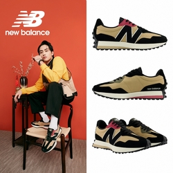 New Balance 中性復古鞋 黑卡其