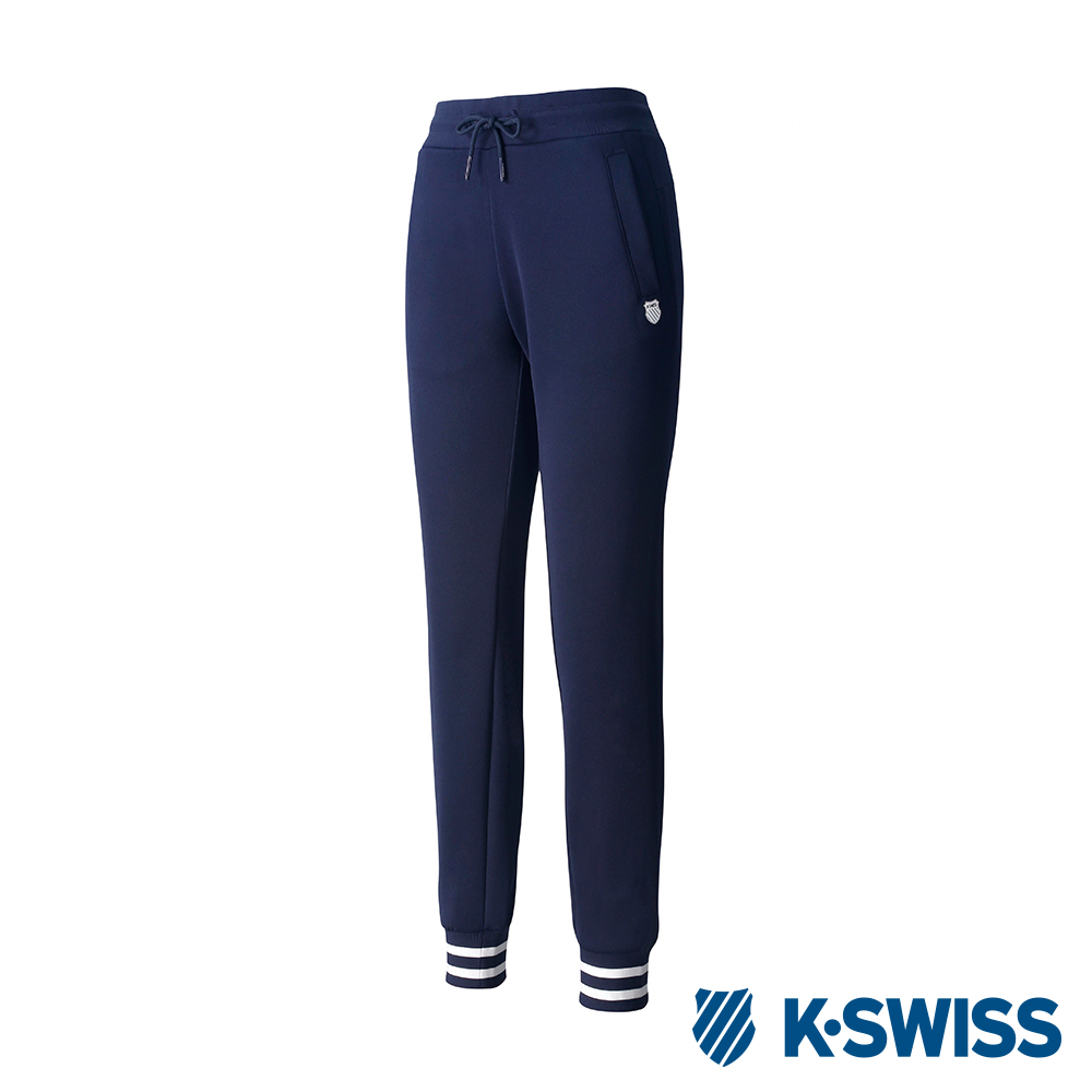 K-SWISS Tracksuit Traning Pants女運動長褲-女-藍