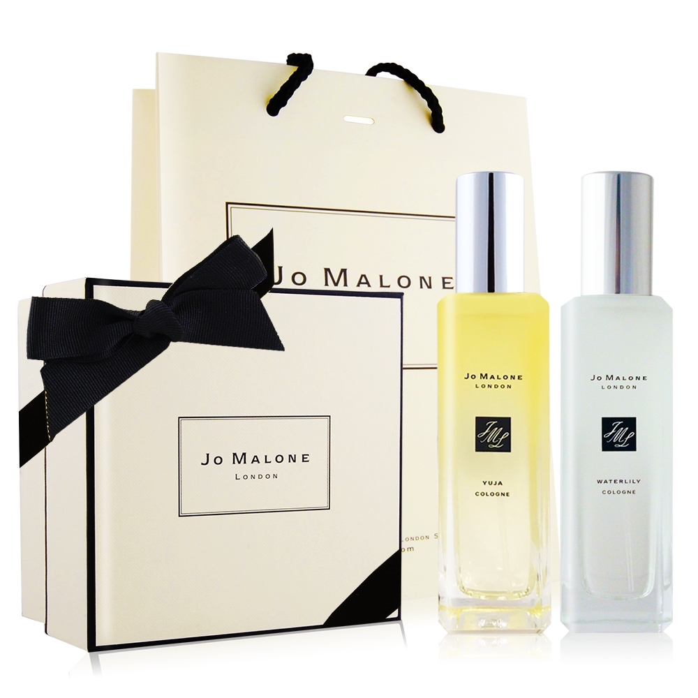 Jo Malone 秘境花園限量揉香禮盒[睡蓮X柚子](附緞帶+提袋)