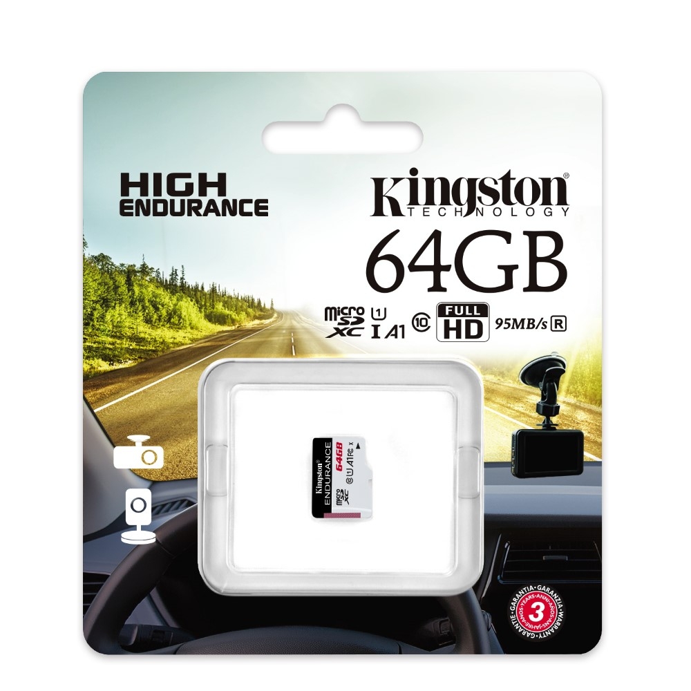 金士頓 Kingston High Endurance microSDXC 64G 高耐專用記憶卡 SDCE/64GB U1 A1