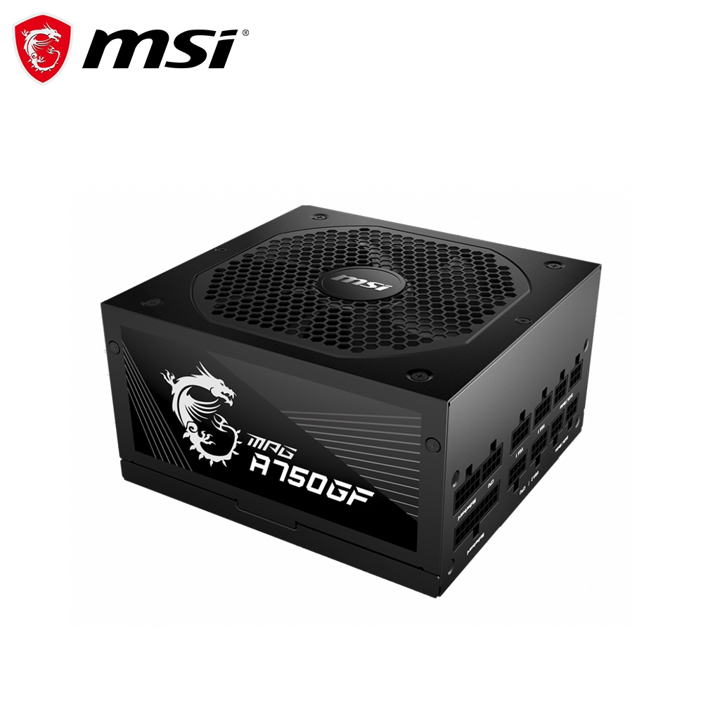 微星MSI MPG A750GF金牌電源供應器