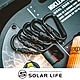 Solar Life 索樂生活 5入組 鋁合金多功能快扣/帶鎖D型登山扣 7cm.掛扣D扣 D型掛勾 鋁合金D字扣 背包掛扣 螺帽扣快掛 product thumbnail 1