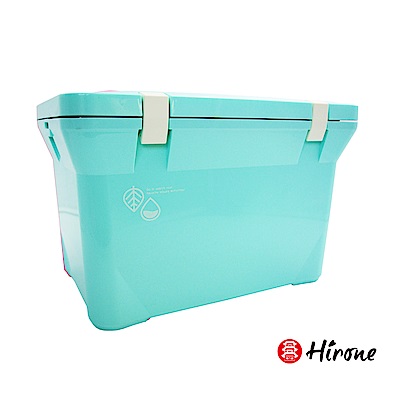 日本Hirone日本製-繽紛假日-便攜式大容量戶外冰桶-15公升-粉末藍