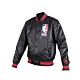 NIKE 男NBA防風棒球外套-風衣外套 籃球 保暖外套 鋪棉 黑紅 product thumbnail 1