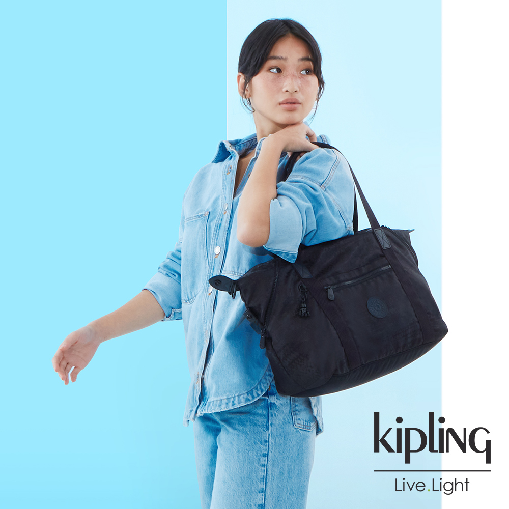 Kipling 個性都市黑手提側背包-ART