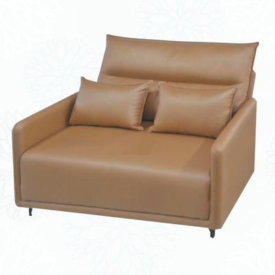 文創集 芬迪柔韌科技布展開式單人沙發椅/沙發床(二色可選)-132x85x102cm免組