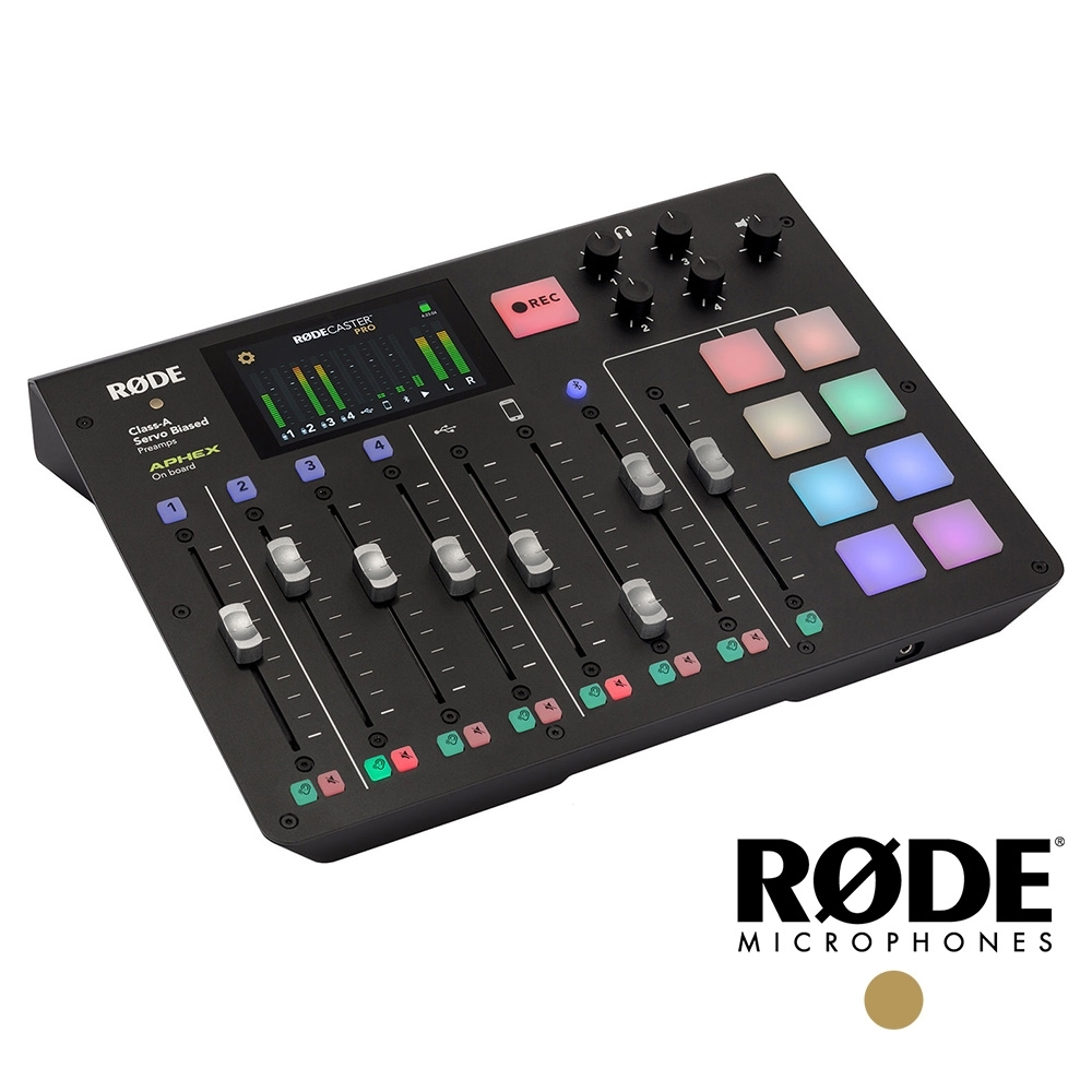 RODE 羅德 Caster PRO 集成式混音工作台 (公司貨) 播客製作錄音棚 廣播 直播用錄音介面 音控盤 訪談 錄音 RD RCP