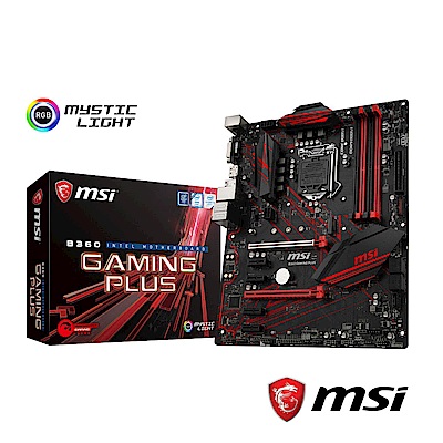 MSI微星 B360 GAMING PLUS 主機板