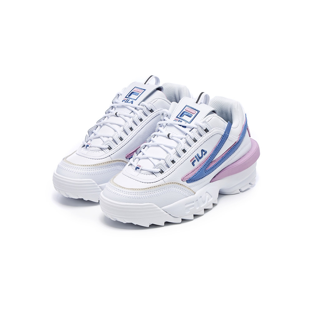 FILA DISRUPTOR II EXP 女運動鞋-白/紫 5-C609W-148