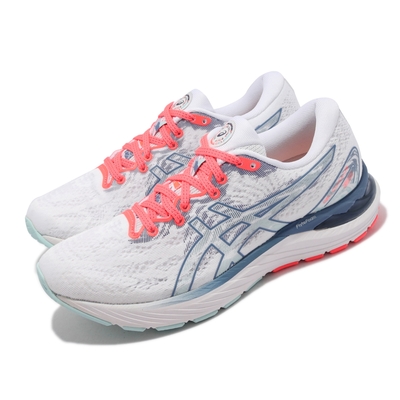 Asics 慢跑鞋 GEL-Cumulus 23 運動 女鞋 亞瑟士 緩衝型 支撐 緩震 穩定 亞瑟膠 白 灰 1012B159960