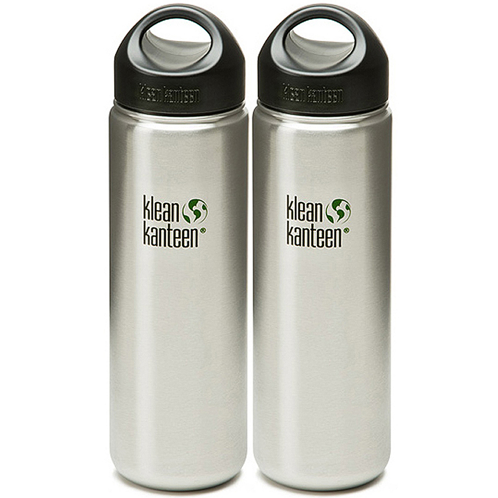 美國Klean Kanteen 寬口不鏽鋼冷水瓶800ml (2入)