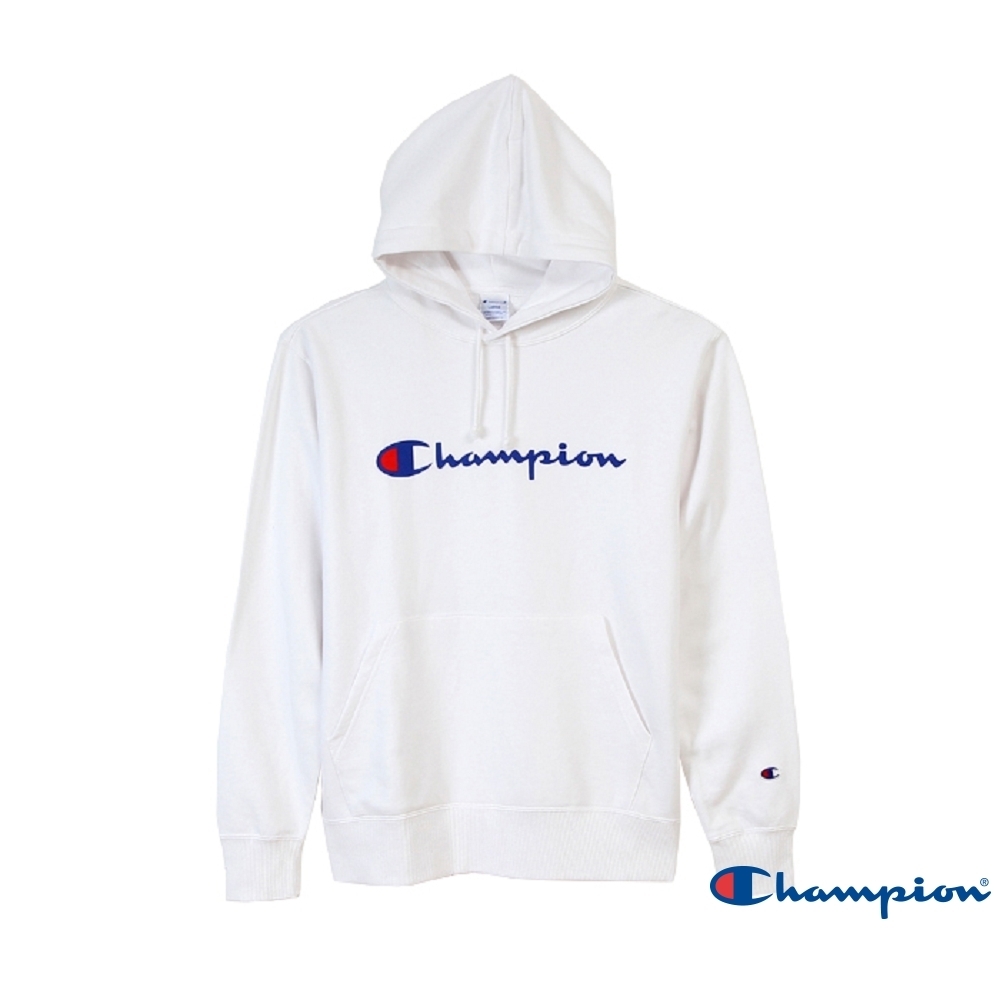 Champion Basic Logo 經典款連帽Tee 白色