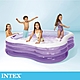 INTEX 方型紫色大型戲水游泳池229x229x56cm(1350L)適6歲+ (57495) product thumbnail 1