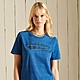 SUPERDRY 女裝 短袖T恤 SCRIPT STYLE WORKWEAR 藍 product thumbnail 1