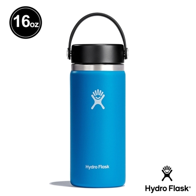 Hydro Flask 16oz/473ml 寬口提環保溫瓶 海洋藍