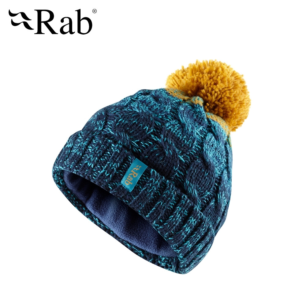 【RAB】Braid Beanie 保暖針織毛帽 墨藍 #QAA62