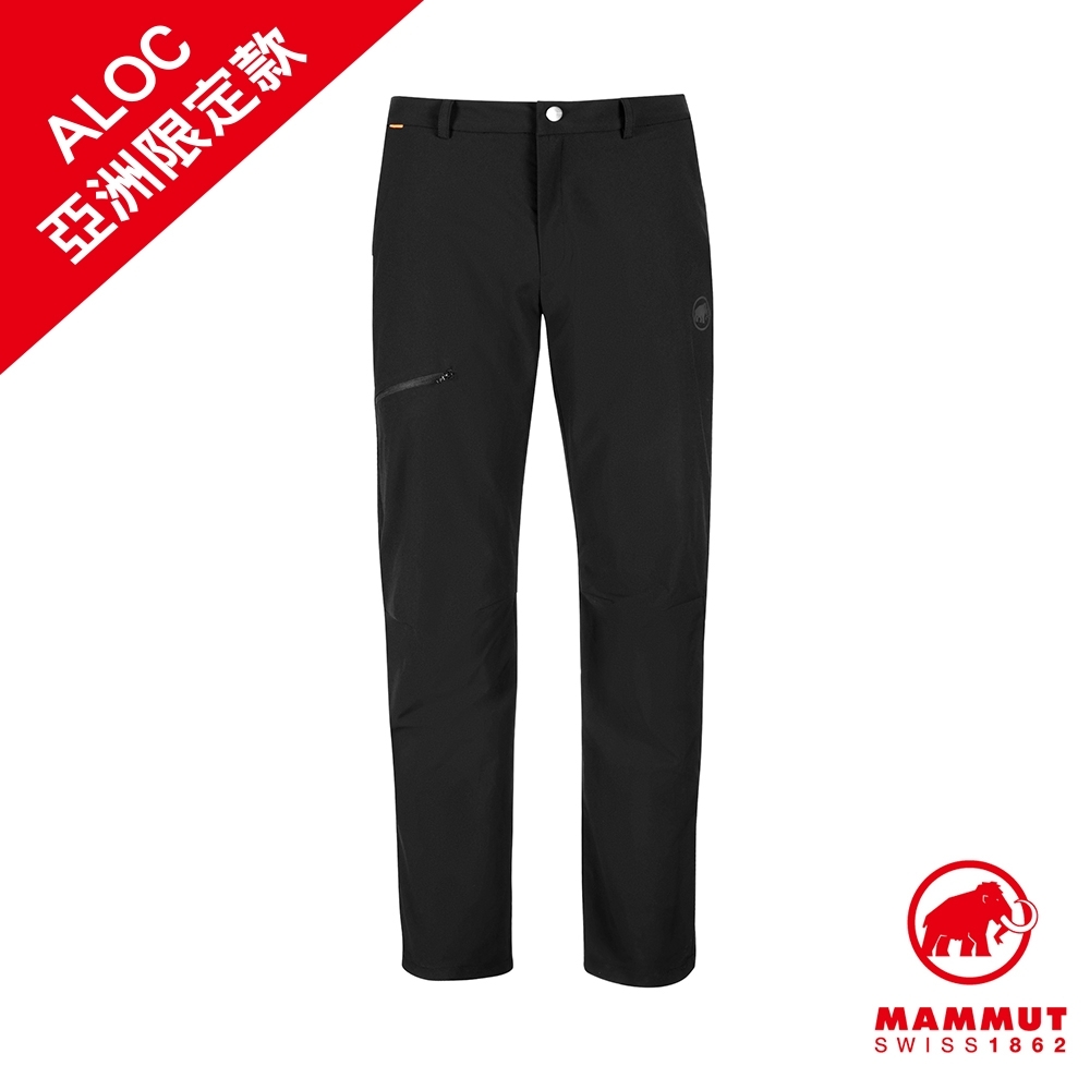 【Mammut 長毛象】Convey Winter Pants AF Men 彈性防潑水軟殼長褲 黑色 男款 #1021-00560