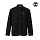 Timberland 男款黑色有機棉寬鬆混合材質口袋襯衫外套|A5Y9N001 product thumbnail 1