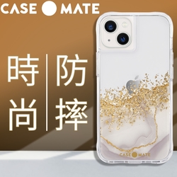 美國 Case●Mate iPhone 13 Karat Marble 鎏金石紋防摔抗菌手機保護殼