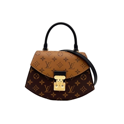 Louis Vuitton Tilsitt 帆布壓扣兩用肩背包(M46548-咖)