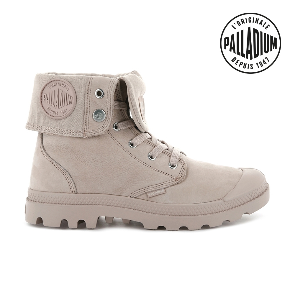 PALLADIUM PAMPA BAGGY NBK反摺皮革靴-中性-玫瑰粉