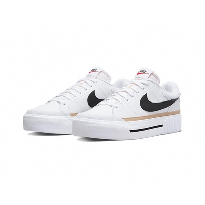 Nike Court Legacy Lift 厚底 白咖啡 日常 輕鬆搭 休閒鞋 女鞋 DM7590-100