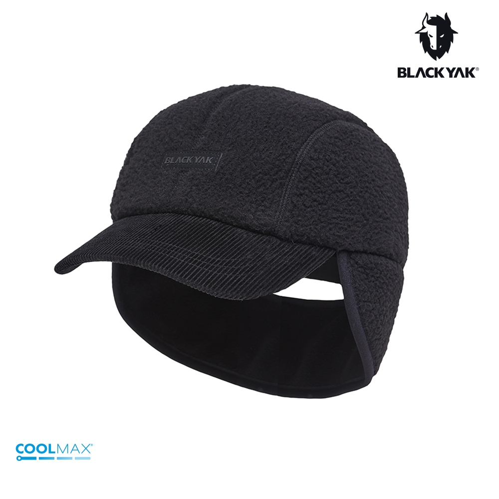 韓國BLACK YAK FLEECE遮耳保暖棒球帽(黑色) 遮耳帽 保暖帽 棒球帽 軍帽 休閒帽 中性 BYCB2NAG06