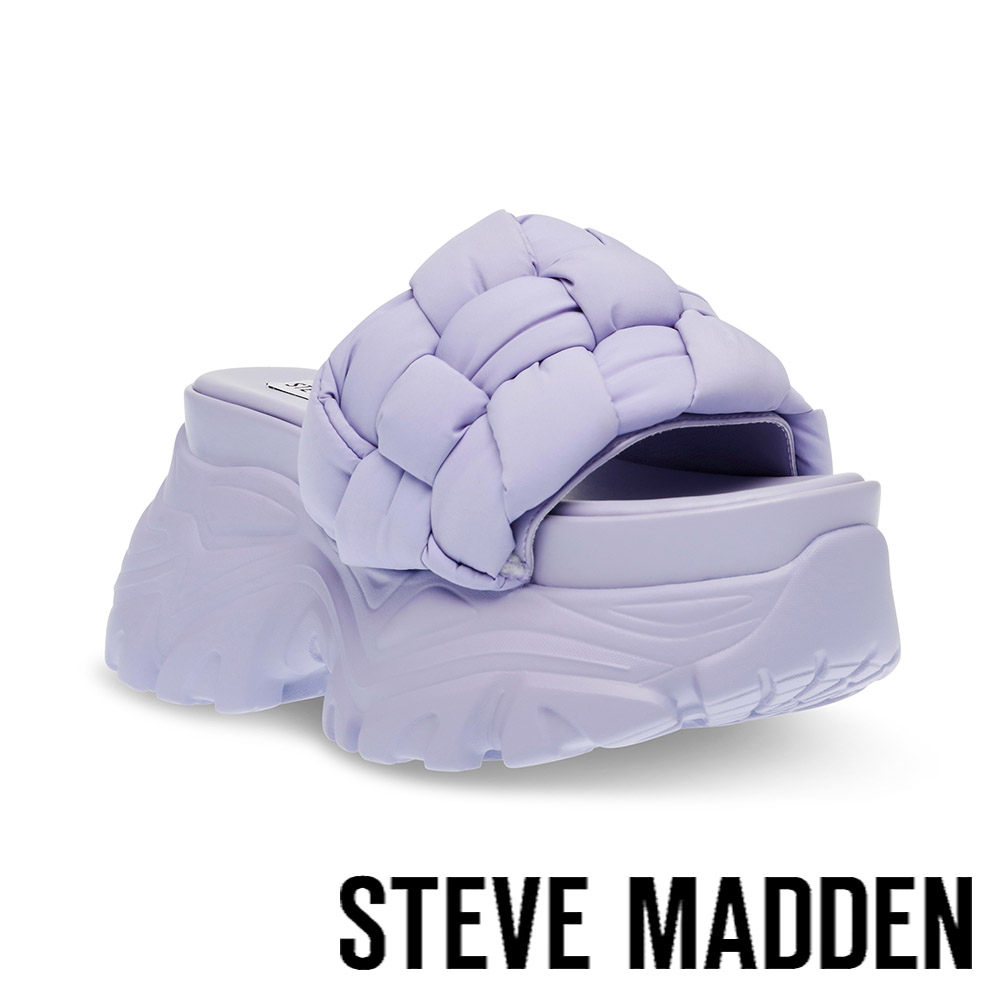 STEVE MADDEN-VANISHER 雲朵厚底拖鞋-紫色