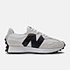 【NEW BALANCE】NB 327 復古鞋 休閒鞋 網布 皮革 麂皮 米黑 男女鞋 D楦 - MS327CWB product thumbnail 1