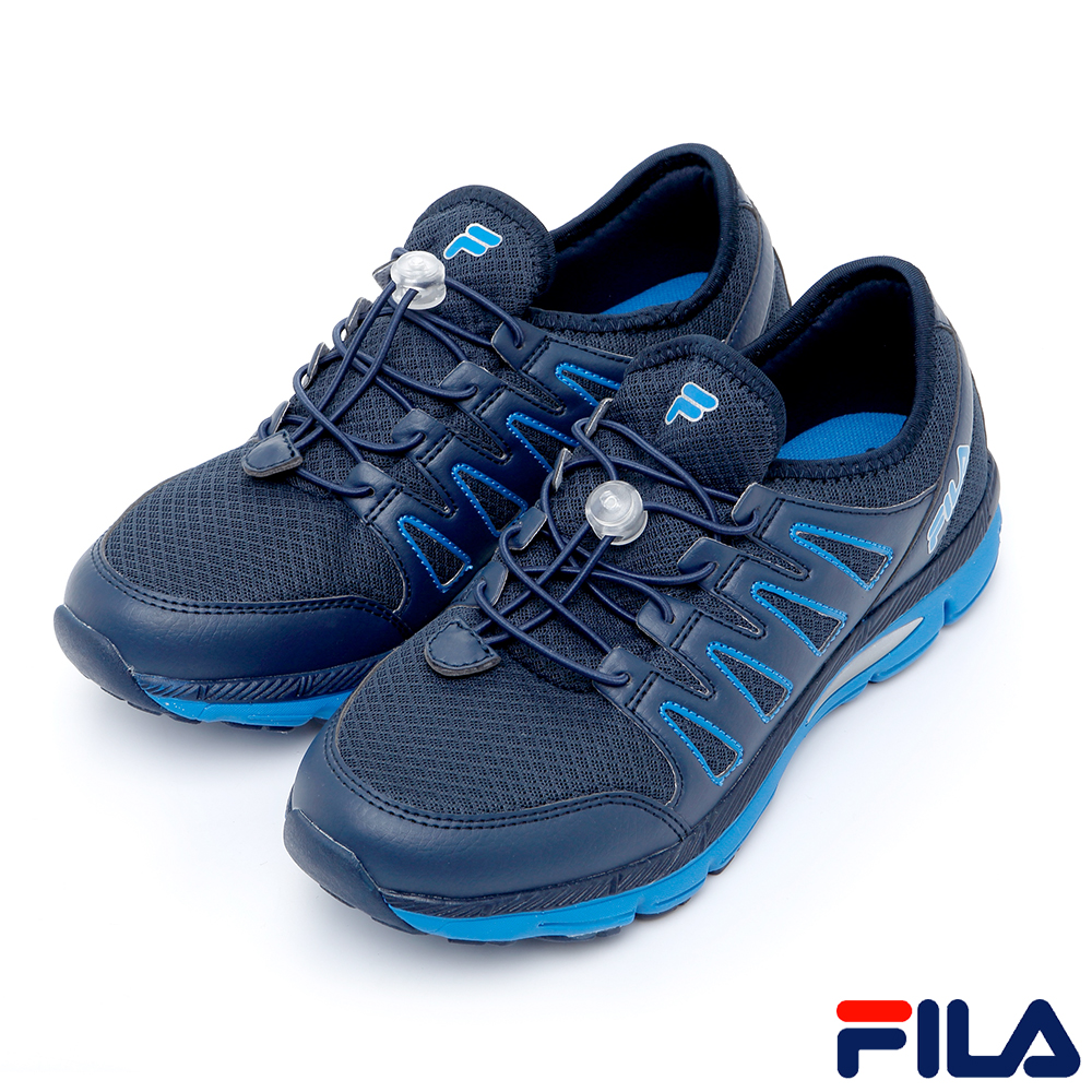 FILA 男輕量慢跑鞋-丈青1-J201R-333