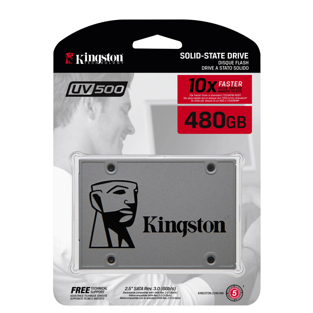 金士頓 UV500 480GB 2.5吋 SATAⅢ SSD固態硬碟