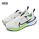 Nike 慢跑鞋 Air Zoom Pegasus 40 GS 大童 女鞋 白 綠 氣墊 回彈 路跑 運動鞋 DX2498-006 product thumbnail 1